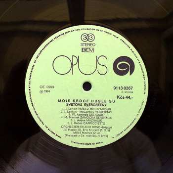 LP Brno Radio Pops Orchestra: Moje Srdce Husle Sú… Svetové Evergreeny
