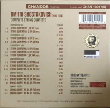 6CD Brodsky Quartet: Shostakovich Complete String Quartets