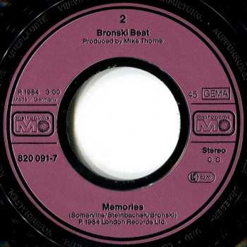 SP Bronski Beat: Smalltown Boy