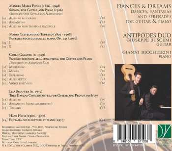 CD Leo Brouwer: Dances & Dreams (Dances, Fantasias And Serenades For Guitar & Piano)