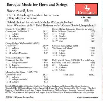 CD Bruce Atwell: Baroque Music For Horn And Strings