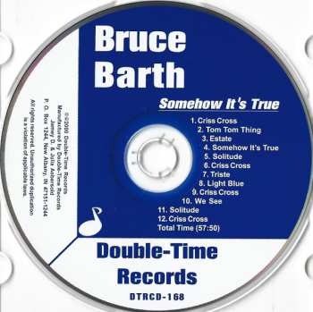 CD Bruce Barth: Somehow It's True