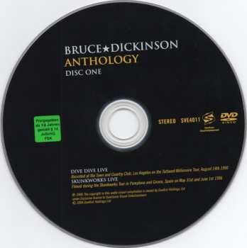 3DVD Bruce Dickinson: Anthology