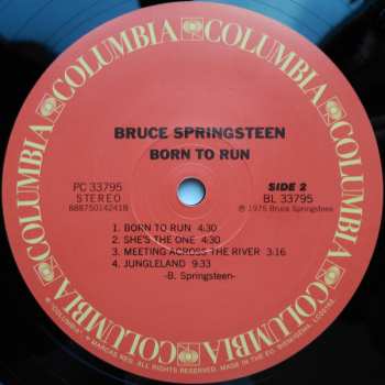 LP Bruce Springsteen: Born To Run