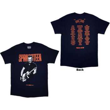 Marchandises Bruce Springsteen: Bruce Springsteen Unisex T-shirt: Tour '23 Guitar (back Print & Ex-tour) (small) S