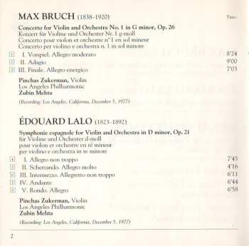 CD The London Symphony Orchestra: Violin Concerto No. 1 / Symphonie Espagnole / Violin Concerto No. 5