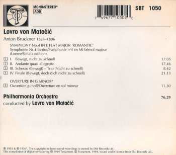 CD Philharmonia Orchestra: Symphony No. 4 / Overture In G Minor