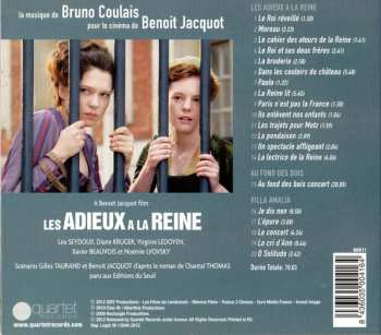 CD Bruno Coulais: Les Adieux A La Reine (Bandes Originales Des Films De)