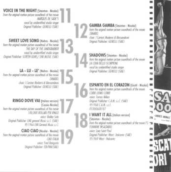 CD Bruno Nicolai: Movie Songs Book