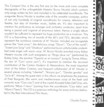 CD Bruno Nicolai: Movie Songs Book