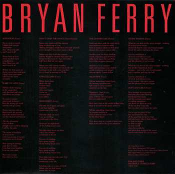 LP Bryan Ferry: Boys And Girls