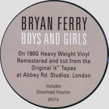 LP Bryan Ferry: Boys And Girls