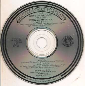 2CD Ludwig van Beethoven: String Quartets = Quatuors A Cordes Op.18