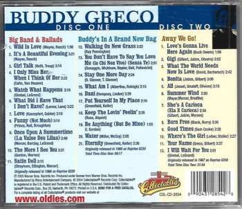 2CD Buddy Greco: Big Band & Ballads / Buddy's In A Brand New Bag / Away We Go!