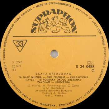 EP Budvarka: Zlatá Křídlovka 1971