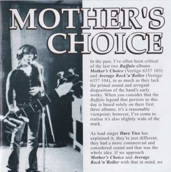 CD Buffalo: Mother's Choice
