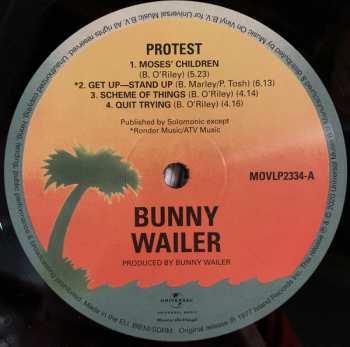 LP Bunny Wailer: Protest