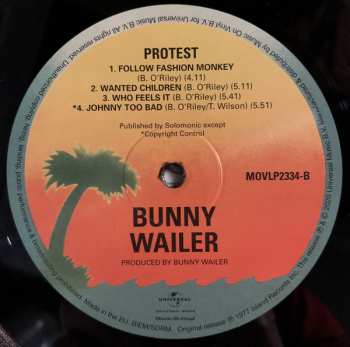 LP Bunny Wailer: Protest