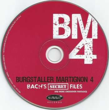 CD Burgstaller Martignon 4: Bach's Secret Files And More Crossover Fantasies