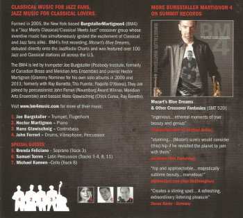 CD Burgstaller Martignon 4: Bach's Secret Files And More Crossover Fantasies