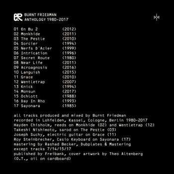 CD Bernd Friedmann: Anthology 1980-2017