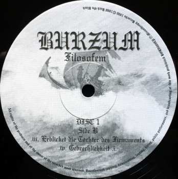 2LP Burzum: Filosofem