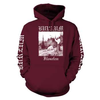 Merch Burzum: Sweatshirt à capuche Filosofem 2 (maroon)