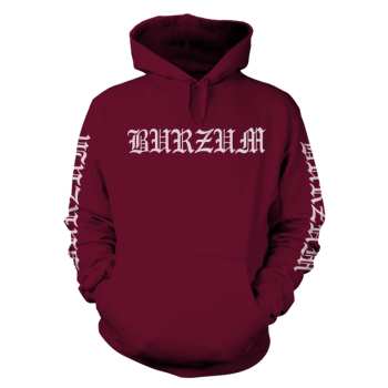 Merch Burzum: Sweatshirt à capuche Filosofem Logo Burzum 2018 (maroon)