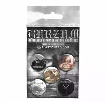 Album Burzum: Ensemble de plaques Burzum Button Badge Set 1