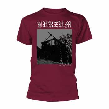 Merch Burzum: T-shirt Aske (maroon)