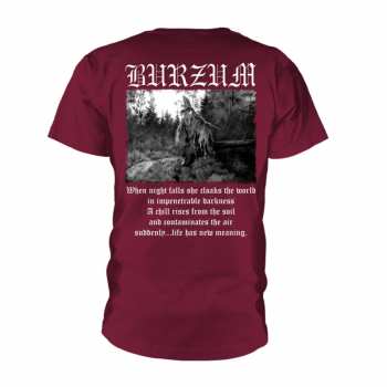 Marchandises Burzum: Tričko Filosofem 2018 (maroon) S