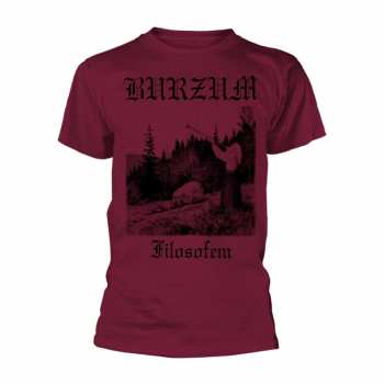 Merch Burzum: T-shirt Filosofem 3 (maroon)