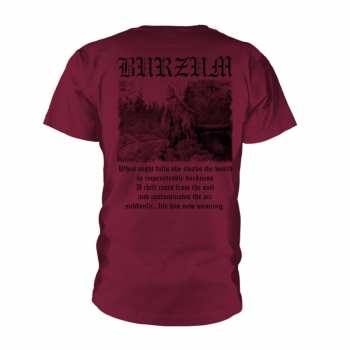 Marchandises Burzum: Tričko Filosofem 3 (maroon) XL