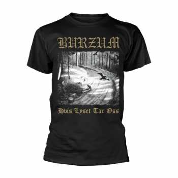 Merch Burzum: T-shirt Hvis Lyset Tar Oss - Gold (phd Megastore Exclusive)