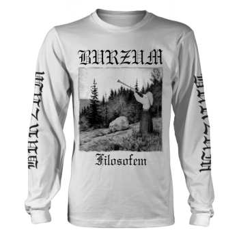 Merch Burzum: T-Shirt à manches longues Filosofem 2018 (white)