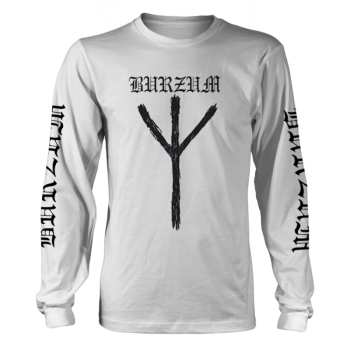 Merch Burzum: T-Shirt à manches longues Rune (white)