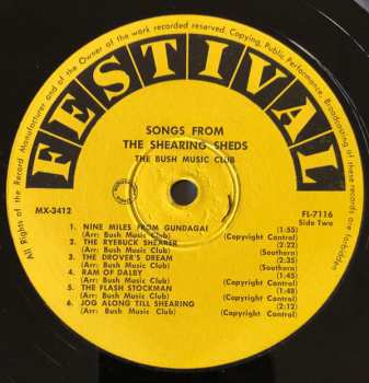 LP Bush Music Club: Songs From The Shearing Sheds