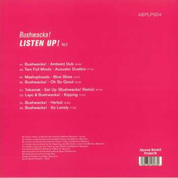 2LP Bushwacka!: Listen Up! Vol. 2