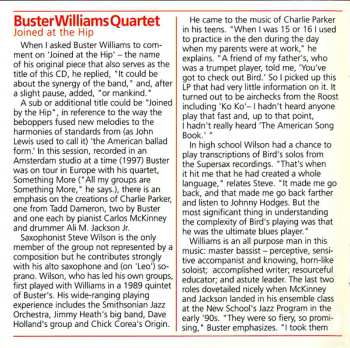 CD Buster Williams Quartet: Joined At The Hip