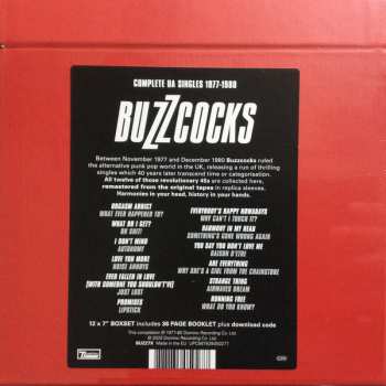 12SP/Coffret Buzzcocks: Complete UA Singles 1977-1980 LTD