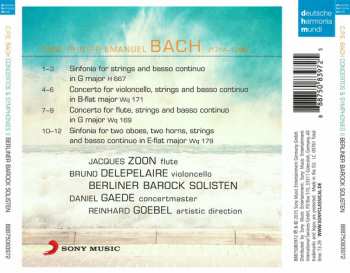 CD Carl Philipp Emanuel Bach: Concertos & Symphonies II