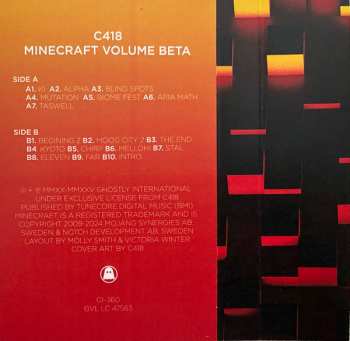 Coffret/2MC C418: Minecraft Volume Alpha / Minecraft Volume Beta CLR | LTD