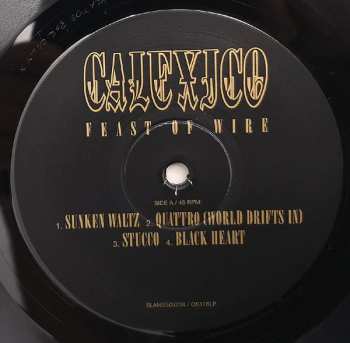 3LP Calexico: Feast Of Wire / More Cowboys In Sweden (Live) DLX | LTD | NUM