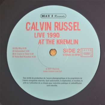 2LP Calvin Russell: Live 1990 At The Kremlin
