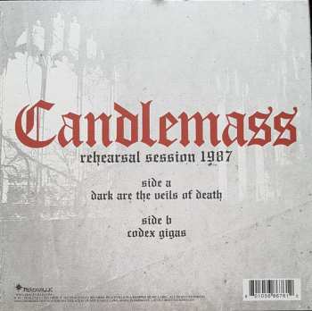 SP Candlemass: Dark Are The Veils Of Death LTD
