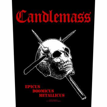 Merch Candlemass: Décoration arrière Epicus Doomicus Metallicus