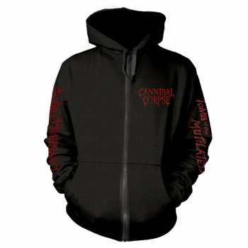 Merch Cannibal Corpse: Sweatshirt avec fermeture éclair Tomb Of The Mutilated (explicit)