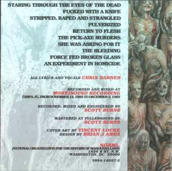 LP Cannibal Corpse: Bleeding - Picture Disc