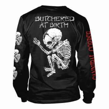 Marchandises Cannibal Corpse: Tričko S Dlouhým Rukávem Butchered At Birth Baby S