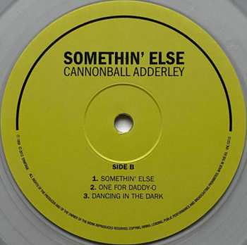 LP Cannonball Adderley: Somethin’ Else